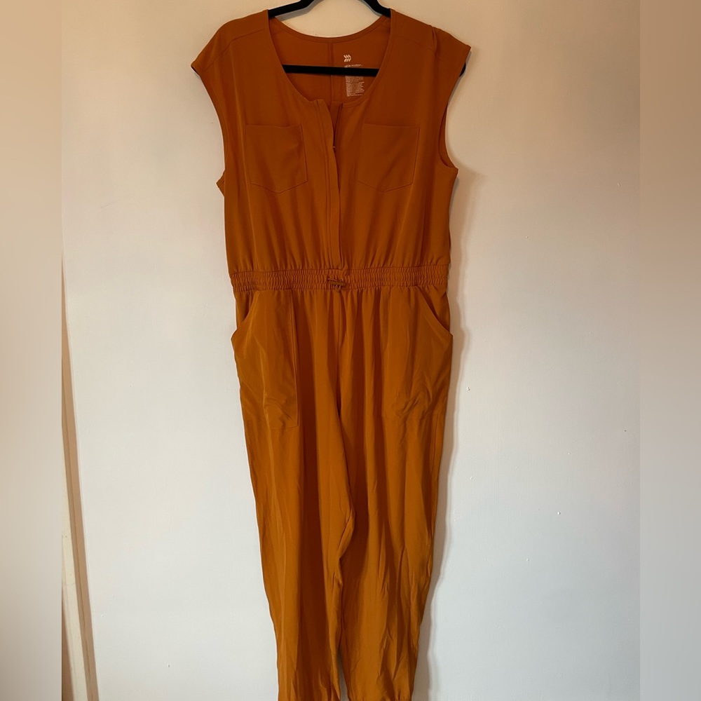 all in motion Orange Jumpsuit - Size Large - Sporty - Chic